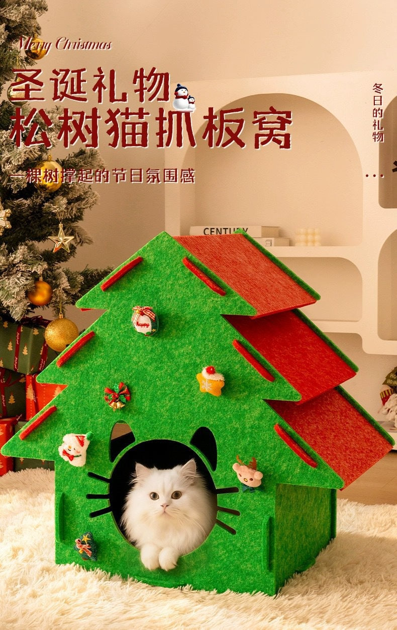 Eco-Friendly PET Acoustic Felt Cat Cave - High-Density Sound-Absorbing Panel Nest - Modular Interlocking Design