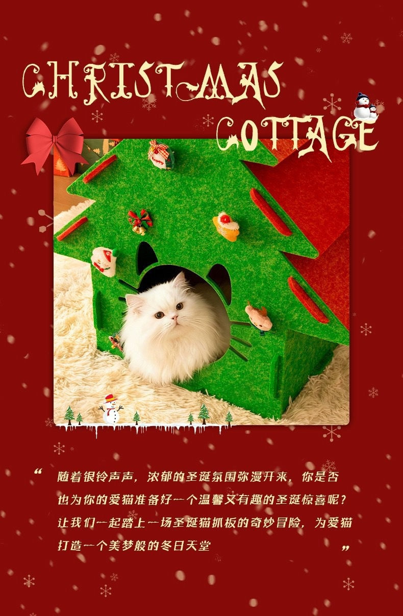 Eco-Friendly PET Acoustic Felt Cat Cave - High-Density Sound-Absorbing Panel Nest - Modular Interlocking Design