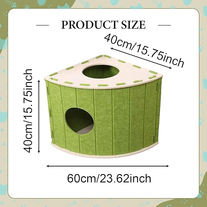 Premium Eco-Friendly PET Felt Cat Cave - Removable & Washable Designer Pet House - B2B Wholesale