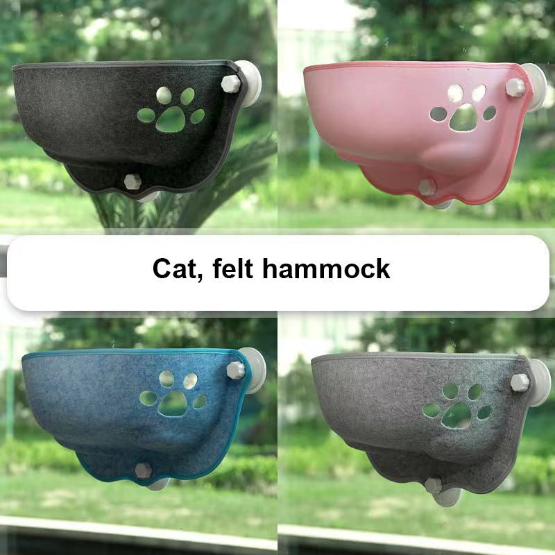 Premium Eco-Friendly Felt Cat Tunnel Bed - Detachable Peekaboo Cave for Indoor Pets